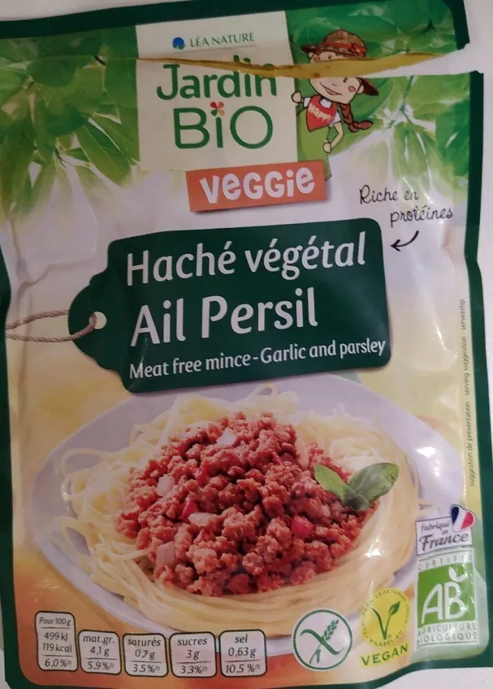 Haché végétal ail persil