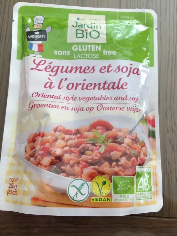 Légumes et soja à l'orientale