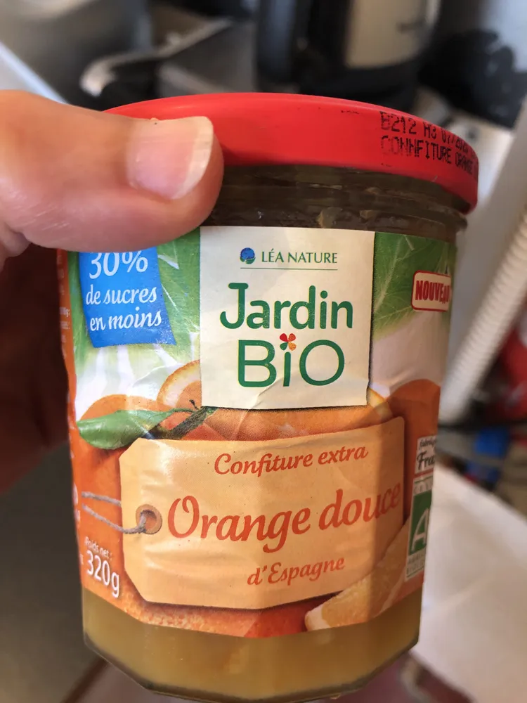Confiture extra orange douce d'espagne