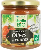 Sauce Tomate Olives Et Câpres Bio
