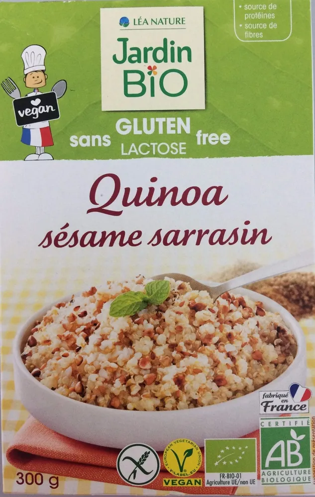 Quinoa sésame sarrasin