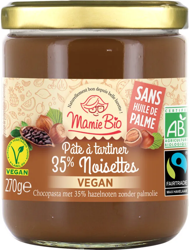 Pâte à tartiner 35% Noisettes