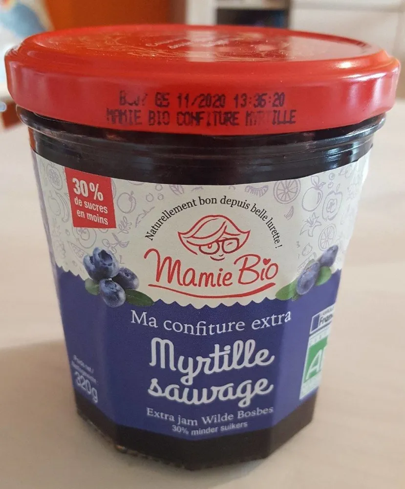 Confiture de Myrtille sauvage