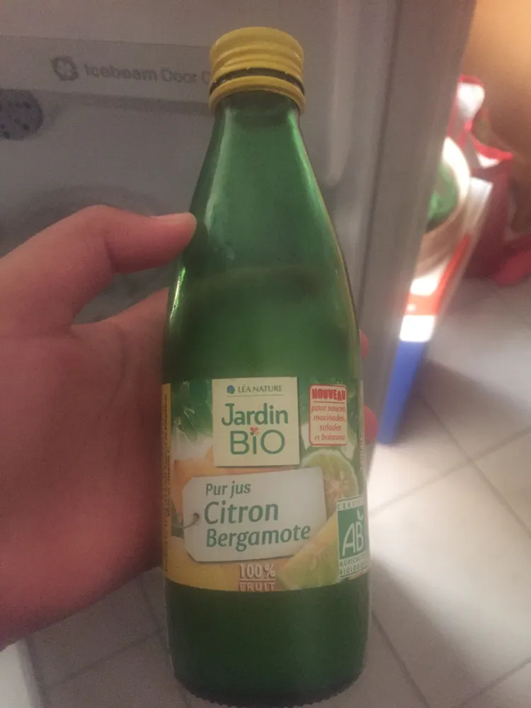 Jus citron bergamote