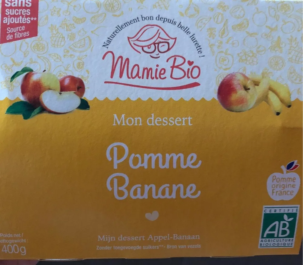 Mon dessert pomme banane