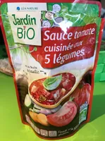 Sauce tomate cuisinee aux 5 legumes