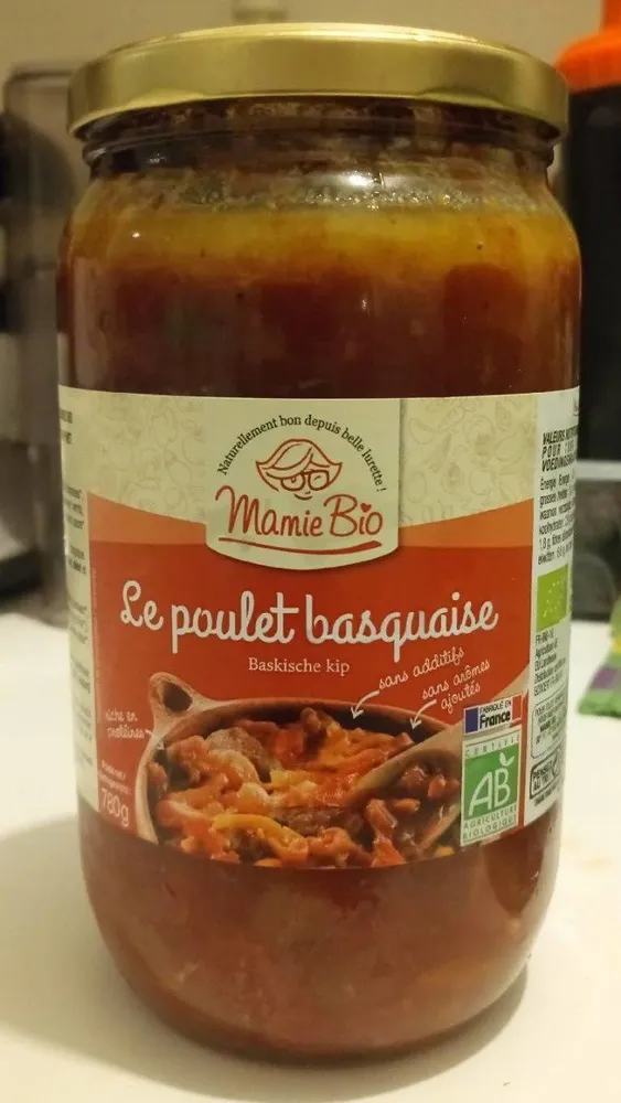Le poulet basquaise