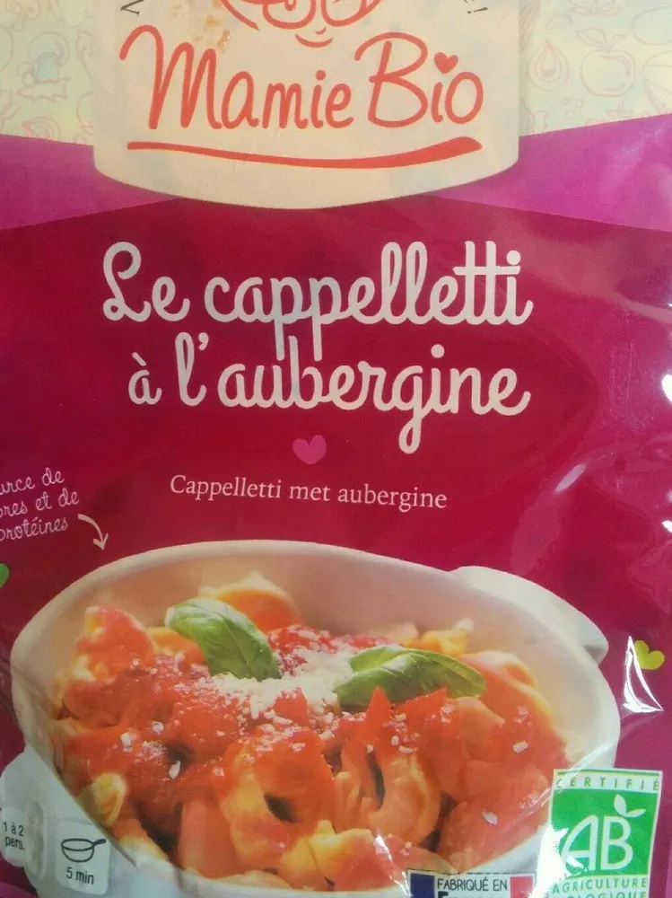 Le cappelletti à l'aubergine