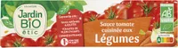 Sauce tomate cuisinée aux légumes