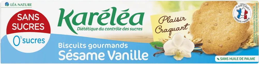 Biscuits gourmands Sésame Vanille