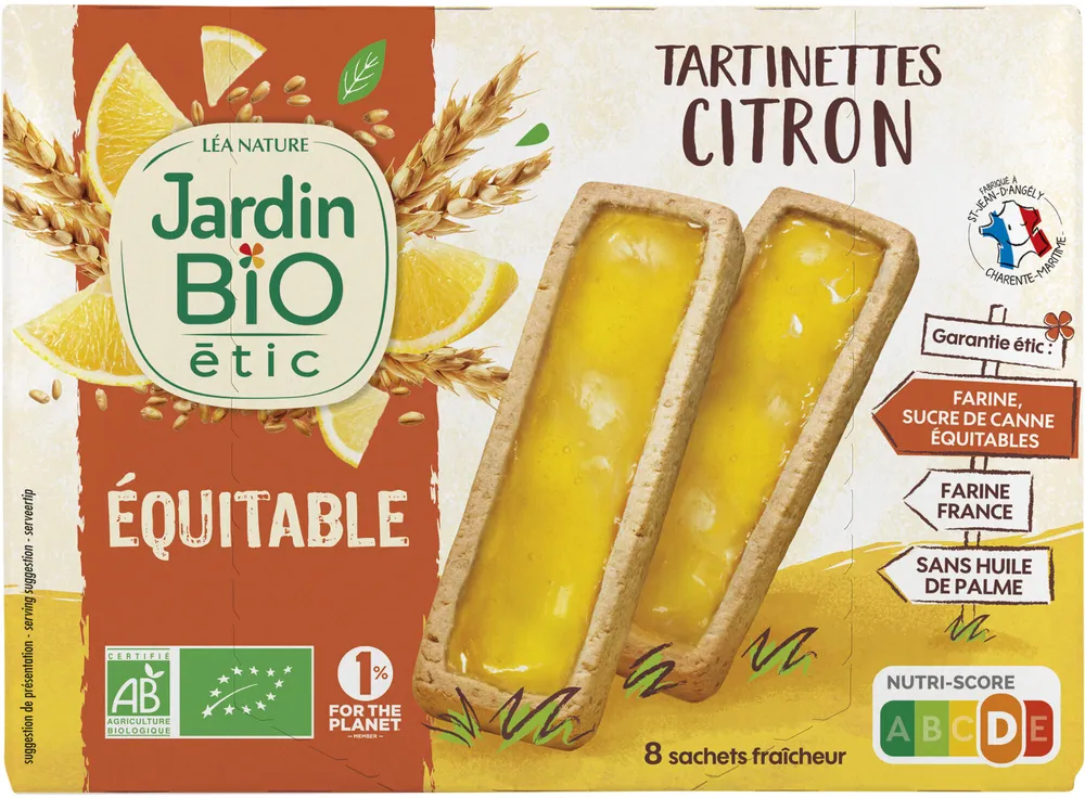 Nos tartinettes a croquer citron