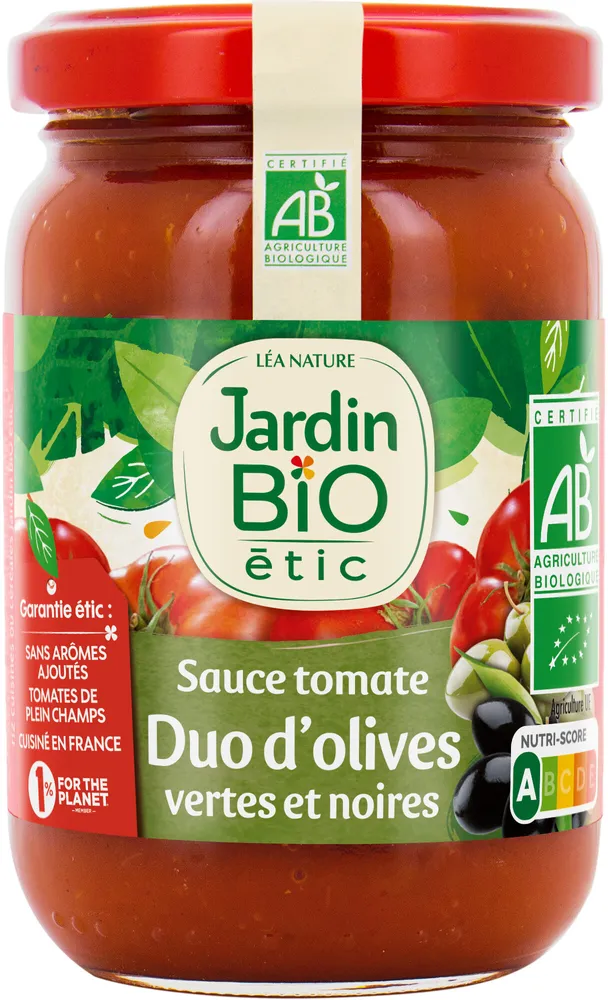 Sauce tomate duo d'olives