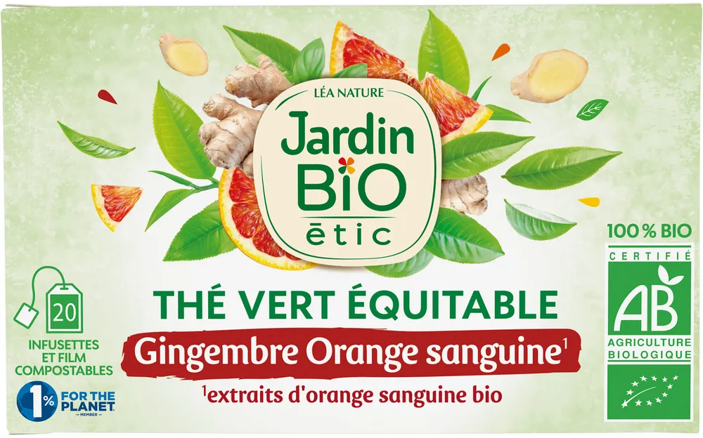 Thé vert gingembre