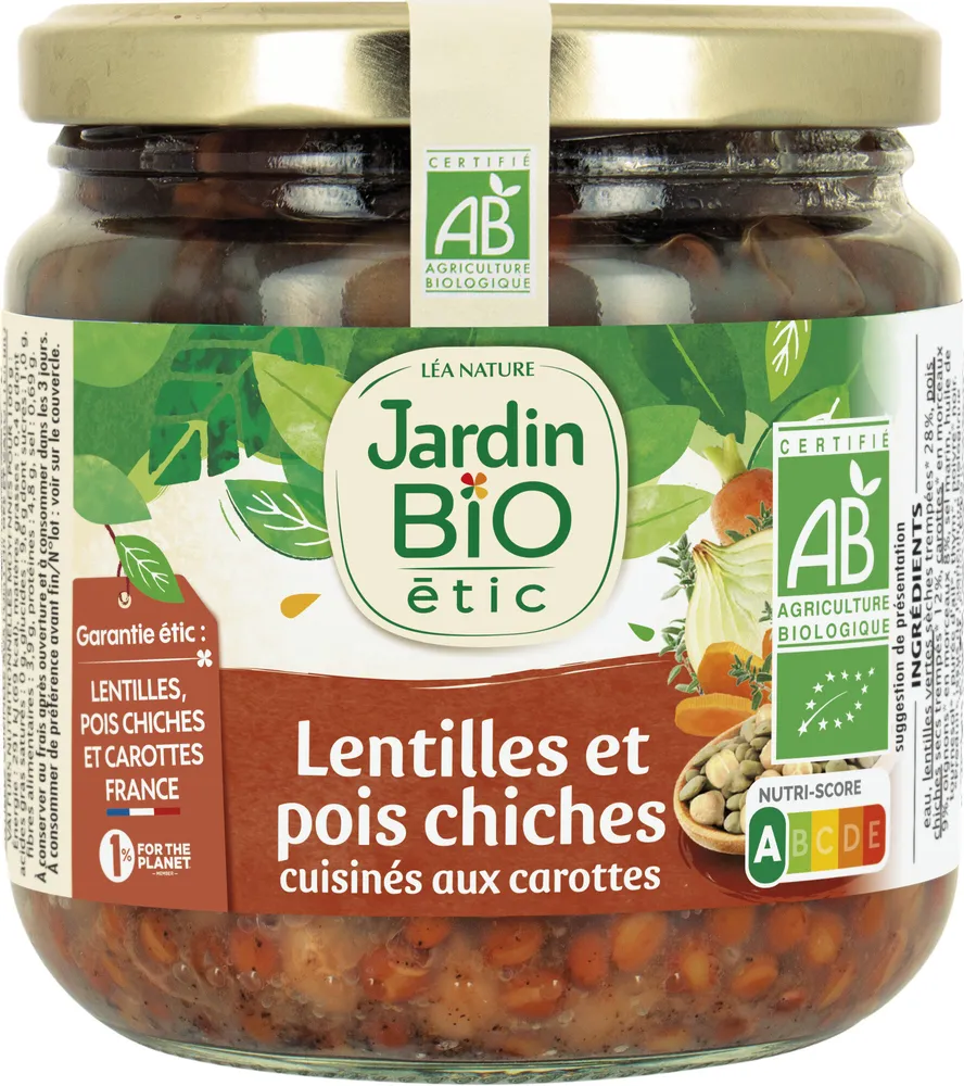 Lentilles et pois chiches