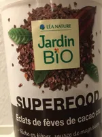 Eclats de fèves de cacao cru