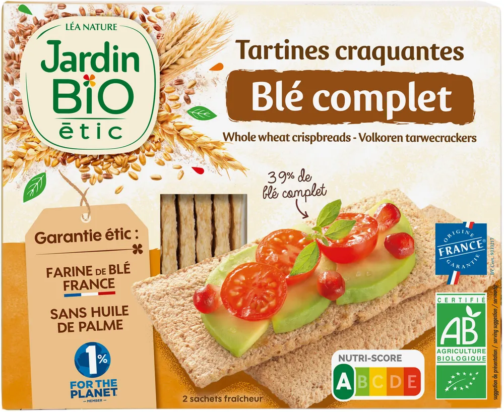 Tartines craquantes Blé complet