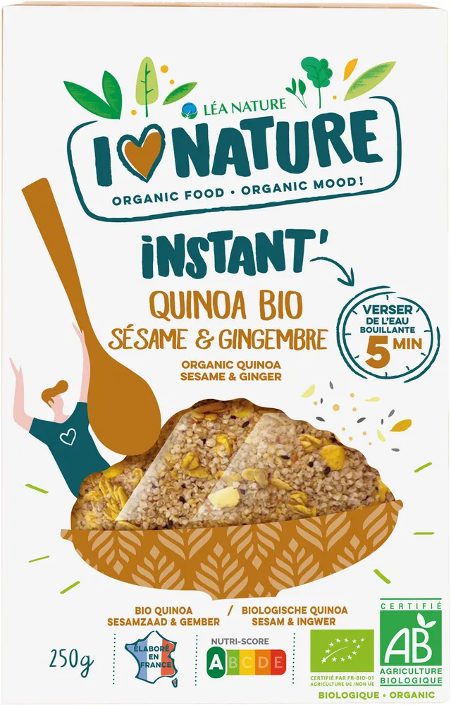 Quinoa bio sésame et gingembre