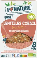 Lentilles corail bio garam masala