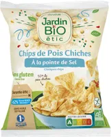Chips de Pois chiche pointe de Sel