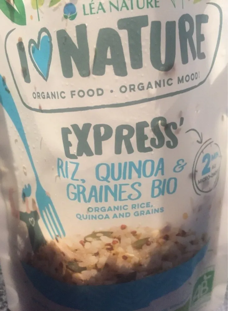I love nature quinoa et grains