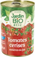 Tomates cerises entieres au jus