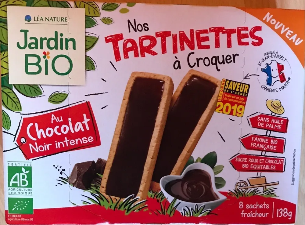 Nos tartinettes à Croquer