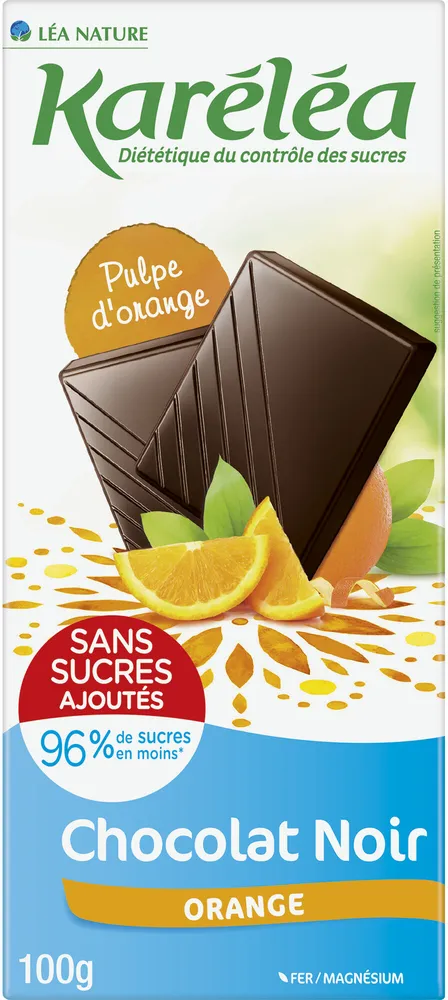 Chocolat noir orange