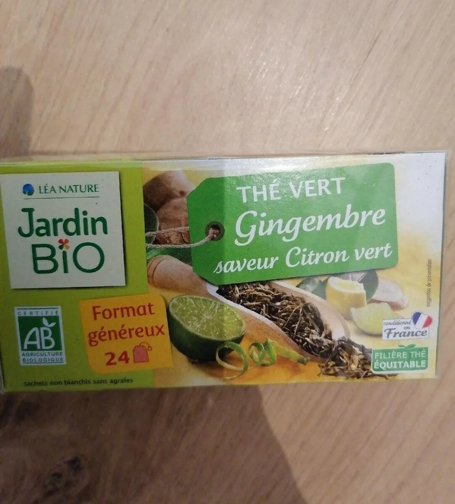 Thé vert gingembre