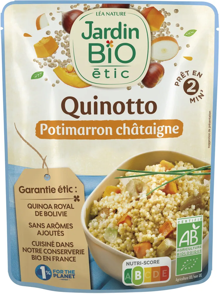 Quinotto potimarron châtaigne Parmessan