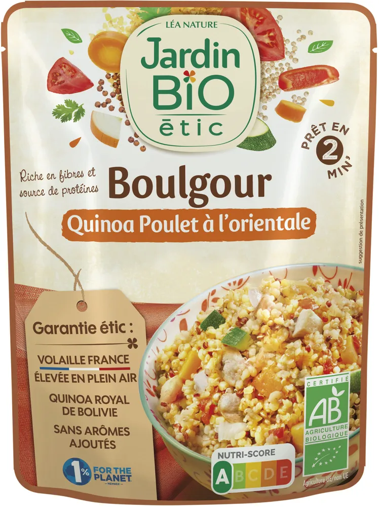 Boulgour Quinoa Poulet à l'orientale