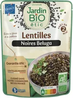 Lentilles noires Beluga