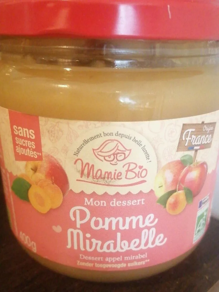 Mon dessert Pomme Mirabelle