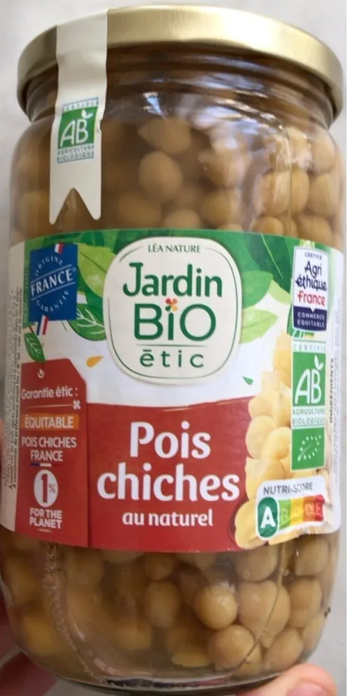 Pois chiches au naturel