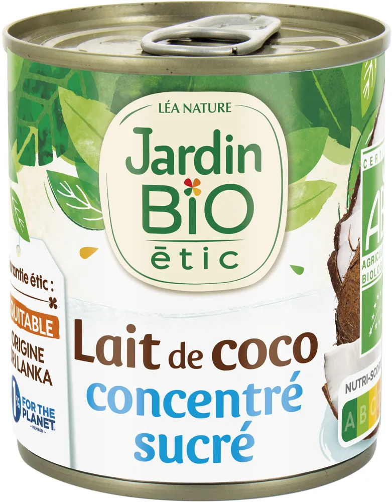 Lait de coco concentré sucré