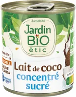 Lait de coco concentré sucré