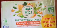 Thé vert équitable, orange bergamote
