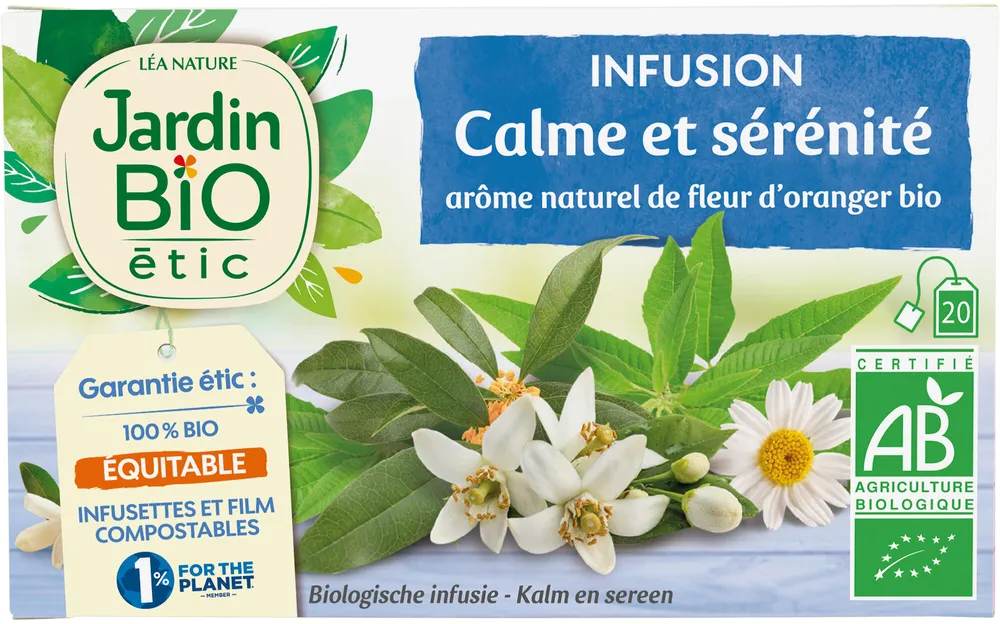 Infusion calme et sérénité