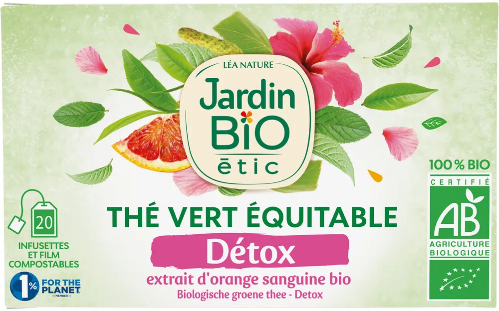 Thé vert équitable Détox