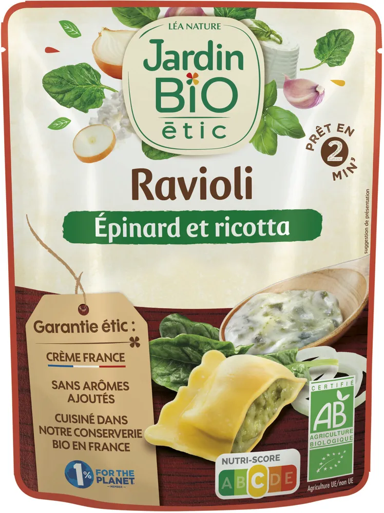 Ravioli Epinard Ricotta