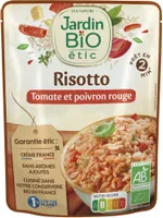 Risotto tomate et poivron rouge