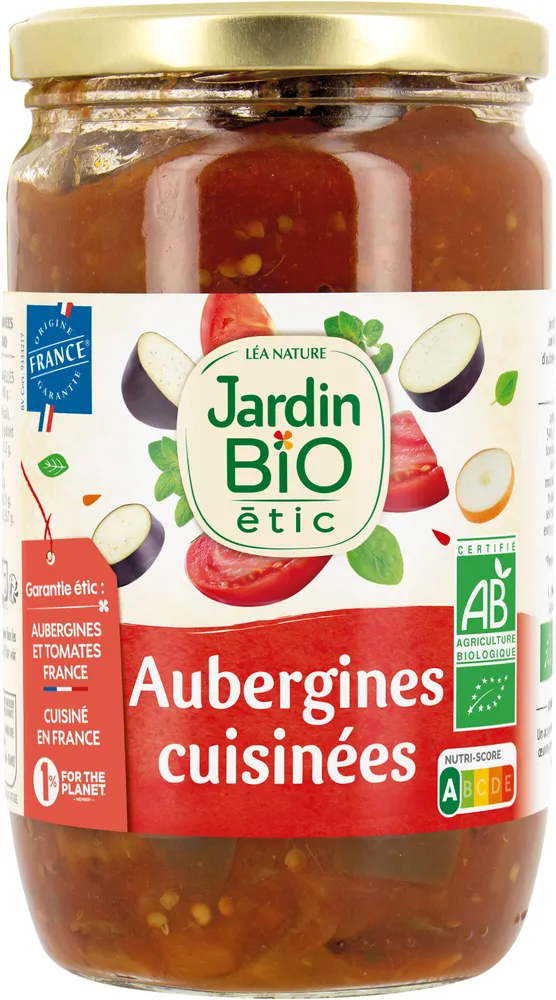 Aubergines cuisinées