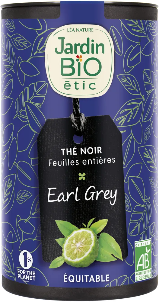 The noir feuilles entières earl grey