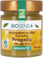 Préparation au miel curcuma propolis