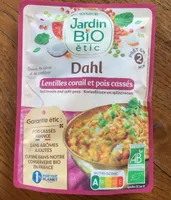 Dahl lentilles corail et pois cassés
