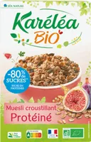Muesli croustillant protéiné Bio réduits en sucres