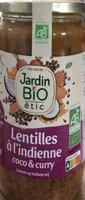 Lentilles à l indienne coco et curry
