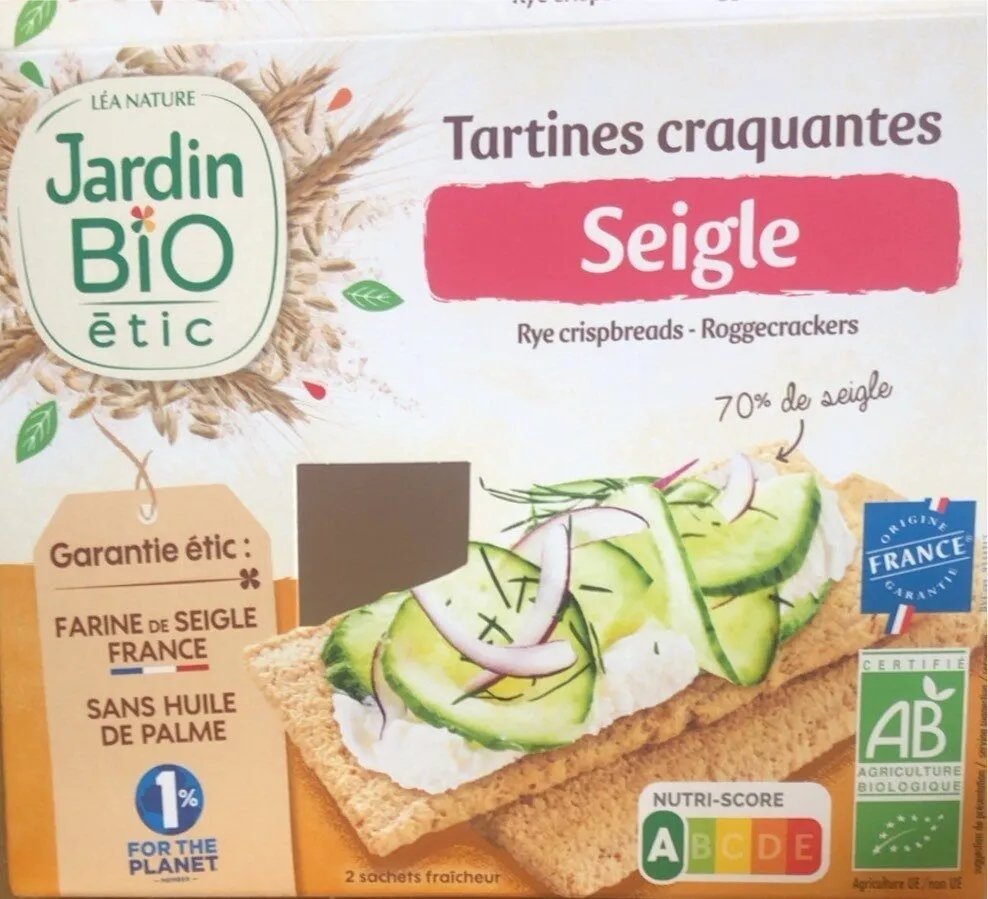 Tartines craquantes Seigle