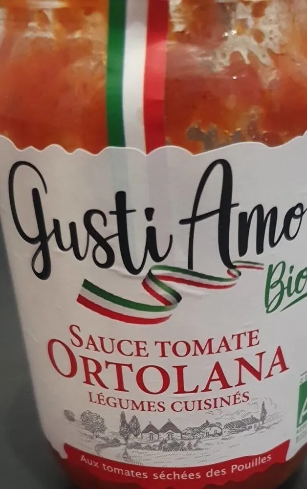 Sauce tomate ortolana légumes cuisinés