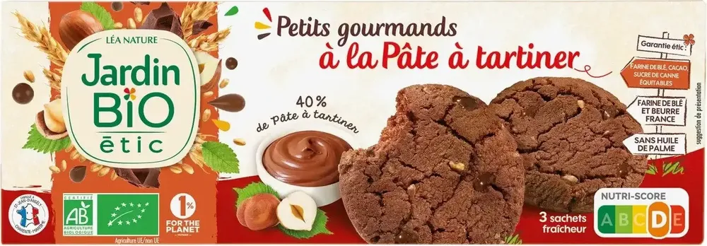 Petits gourmands a la pâte a tartiner