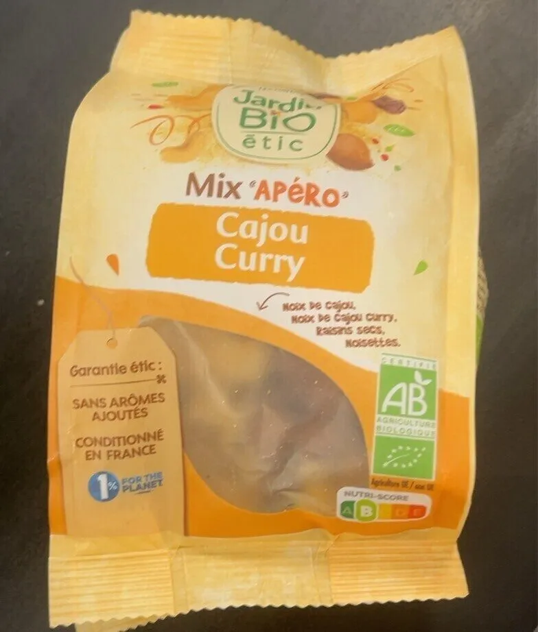 Mix apero cajou curry